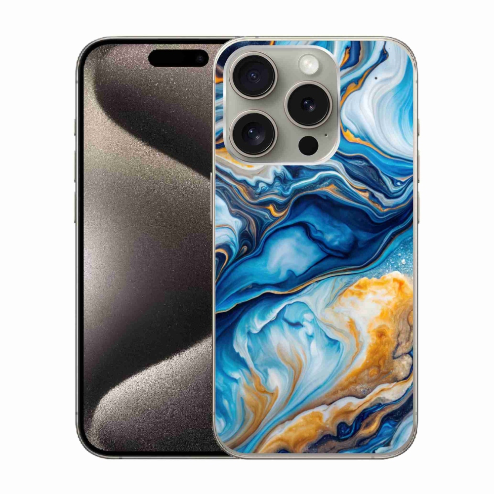 Gelový kryt mmCase na iPhone 15 Pro - abstraktní motiv 34