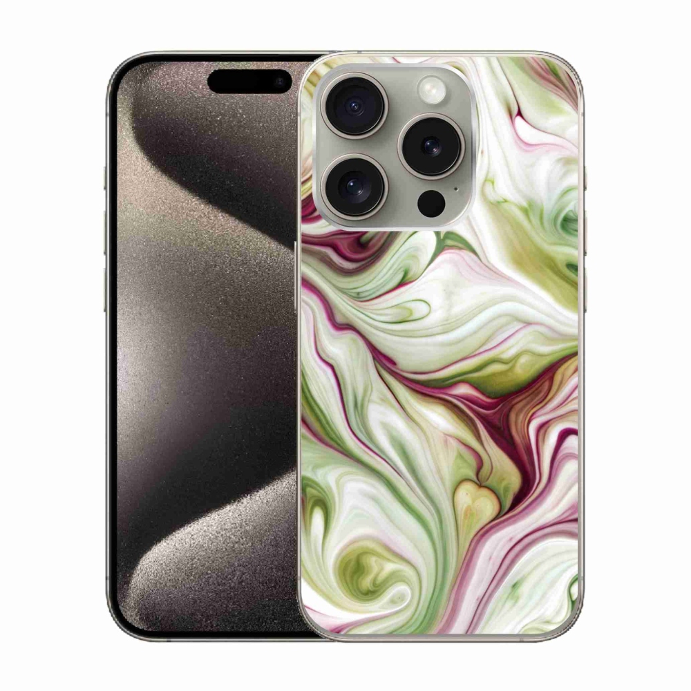 Gelový kryt mmCase na iPhone 15 Pro - abstraktní motiv 36