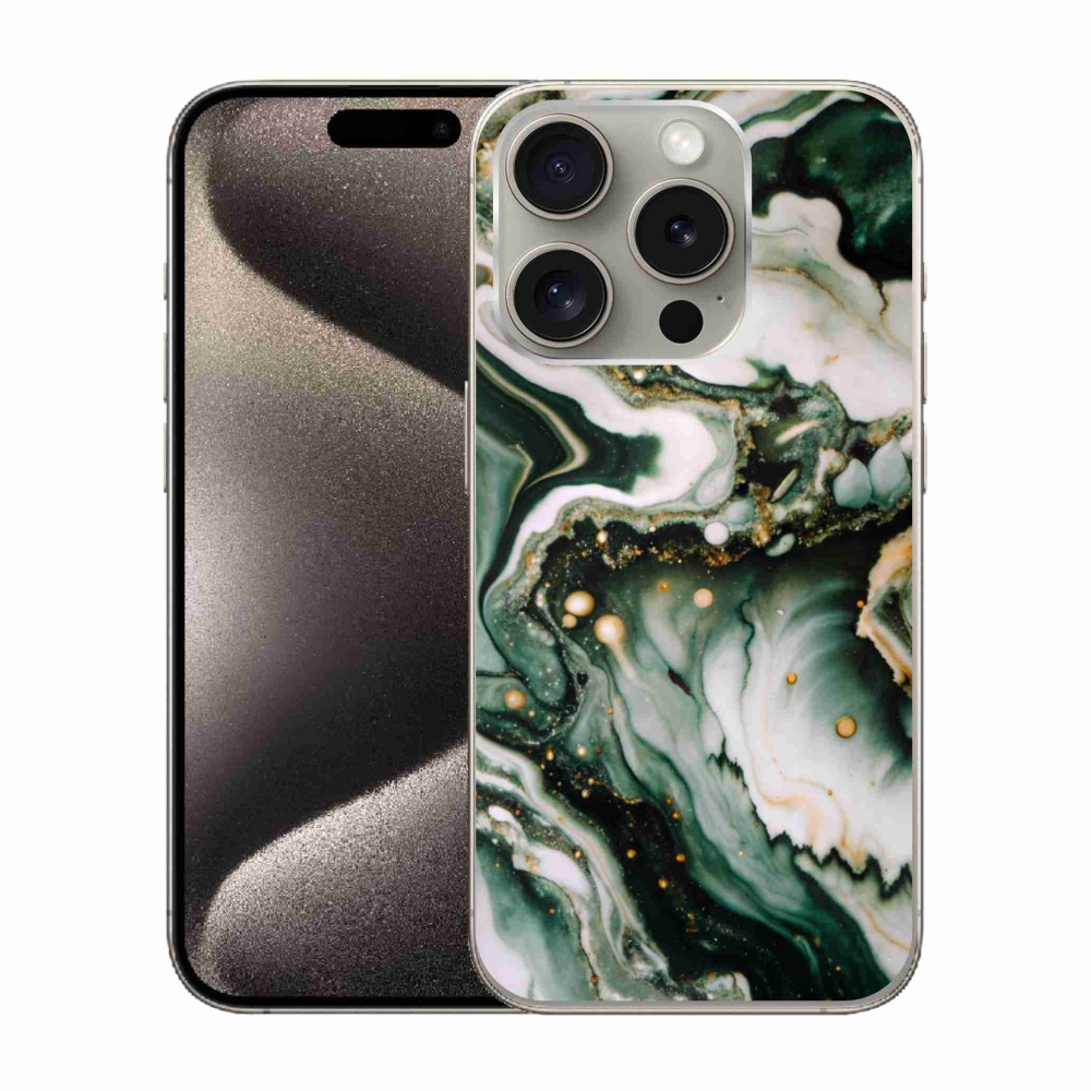 Gelový kryt mmCase na iPhone 15 Pro - abstraktní motiv 38