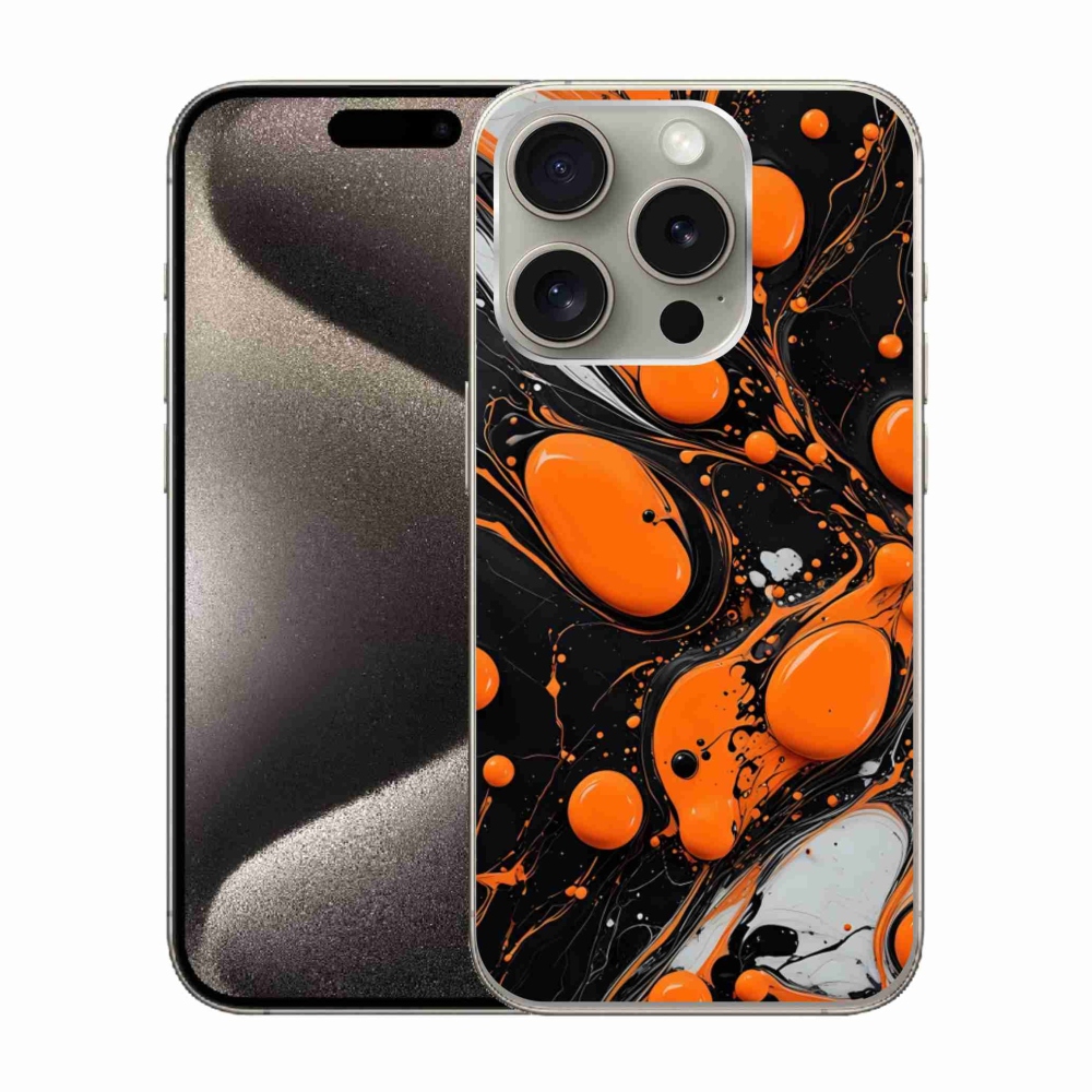 Gelový kryt mmCase na iPhone 15 Pro - abstraktní motiv 41