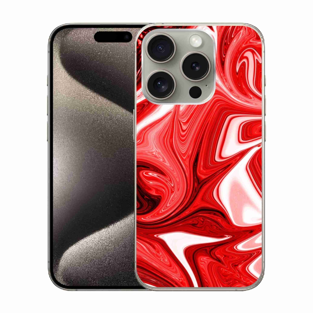Gelový kryt mmCase na iPhone 15 Pro - abstraktní motiv 43