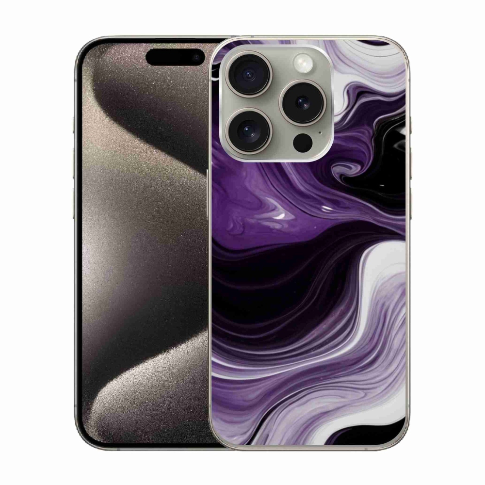 Gelový kryt mmCase na iPhone 15 Pro - abstraktní motiv 46