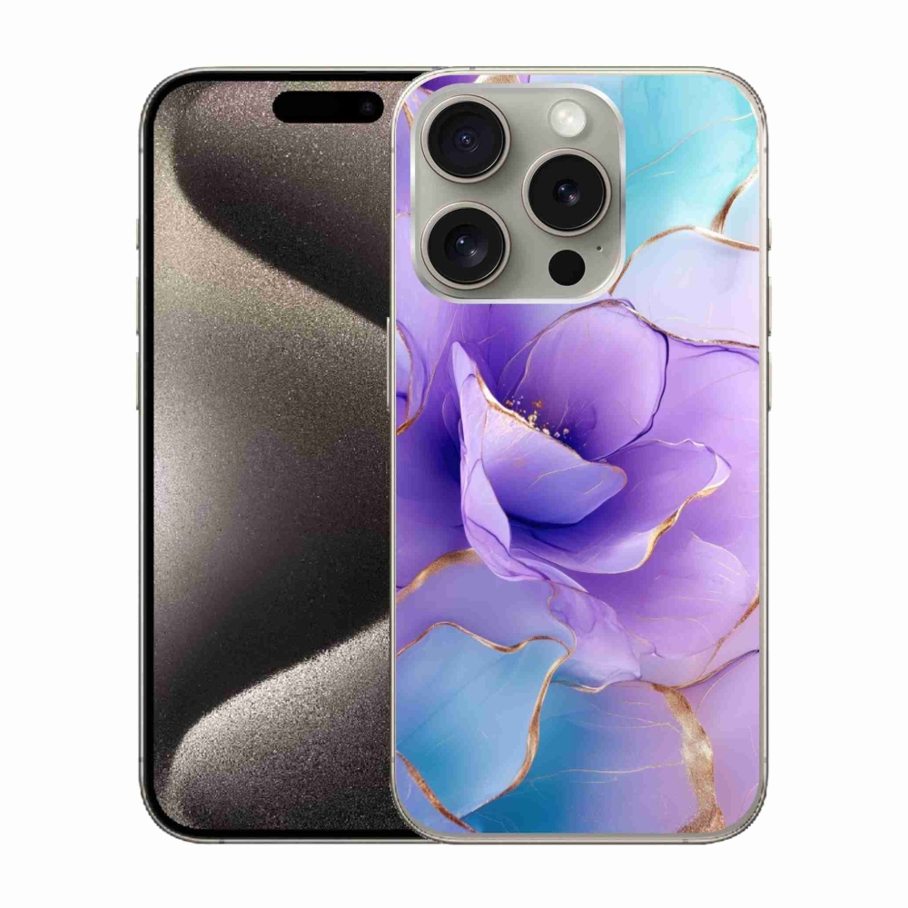 Gelový kryt mmCase na iPhone 15 Pro - abstraktní motiv 52