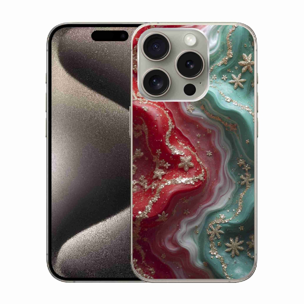 Gelový kryt mmCase na iPhone 15 Pro - abstraktní motiv 54