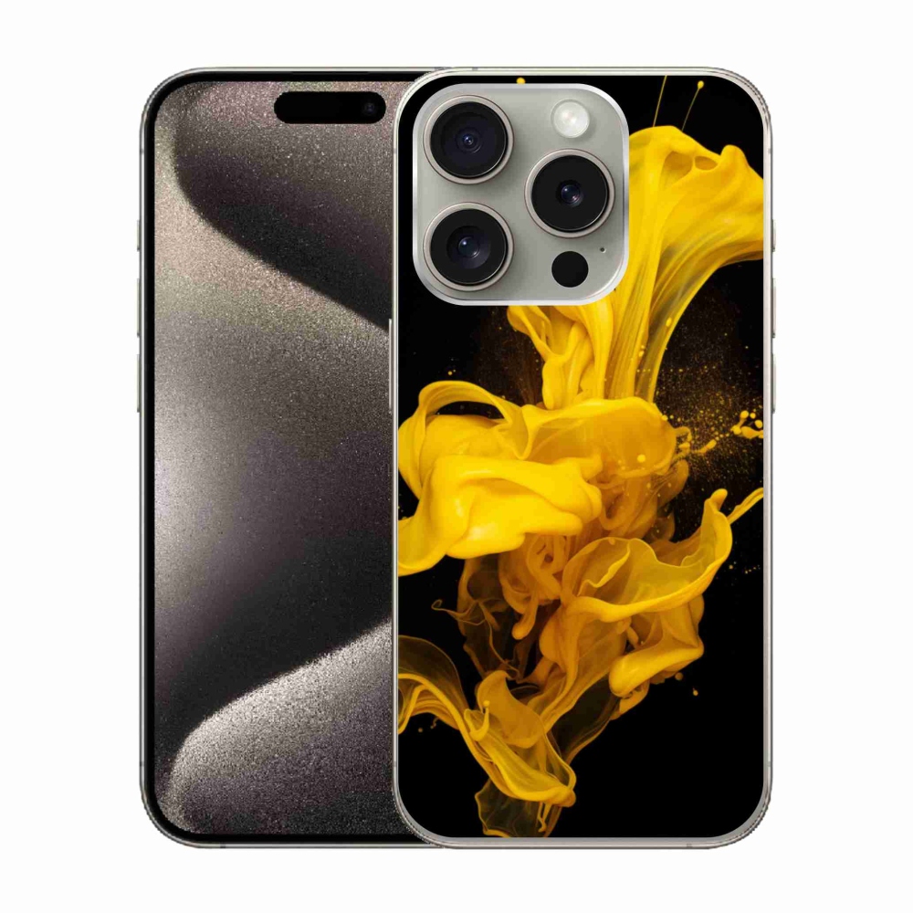 Gelový kryt mmCase na iPhone 15 Pro - abstraktní motiv 56