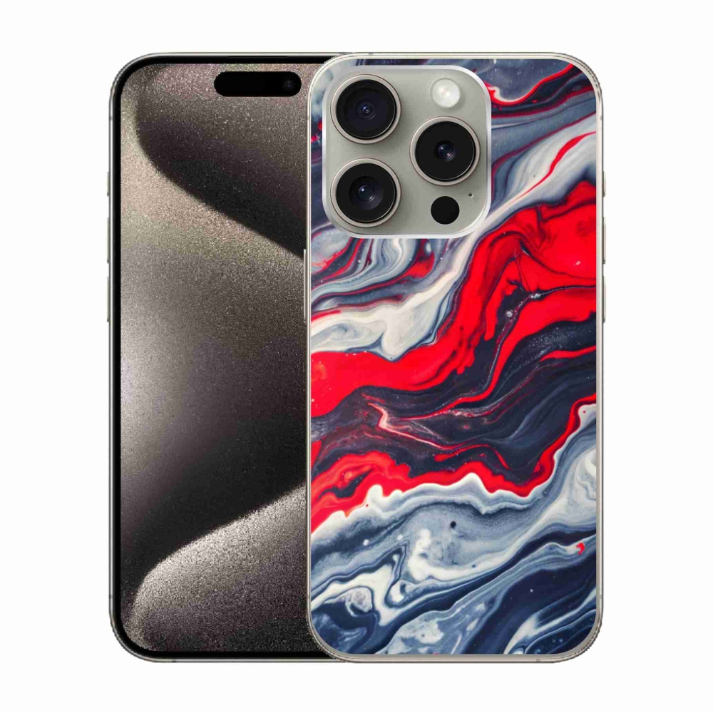 Gelový kryt mmCase na iPhone 15 Pro - abstraktní motiv 59