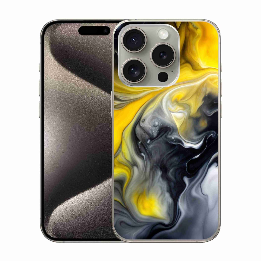Gelový kryt mmCase na iPhone 15 Pro - abstraktní motiv 60