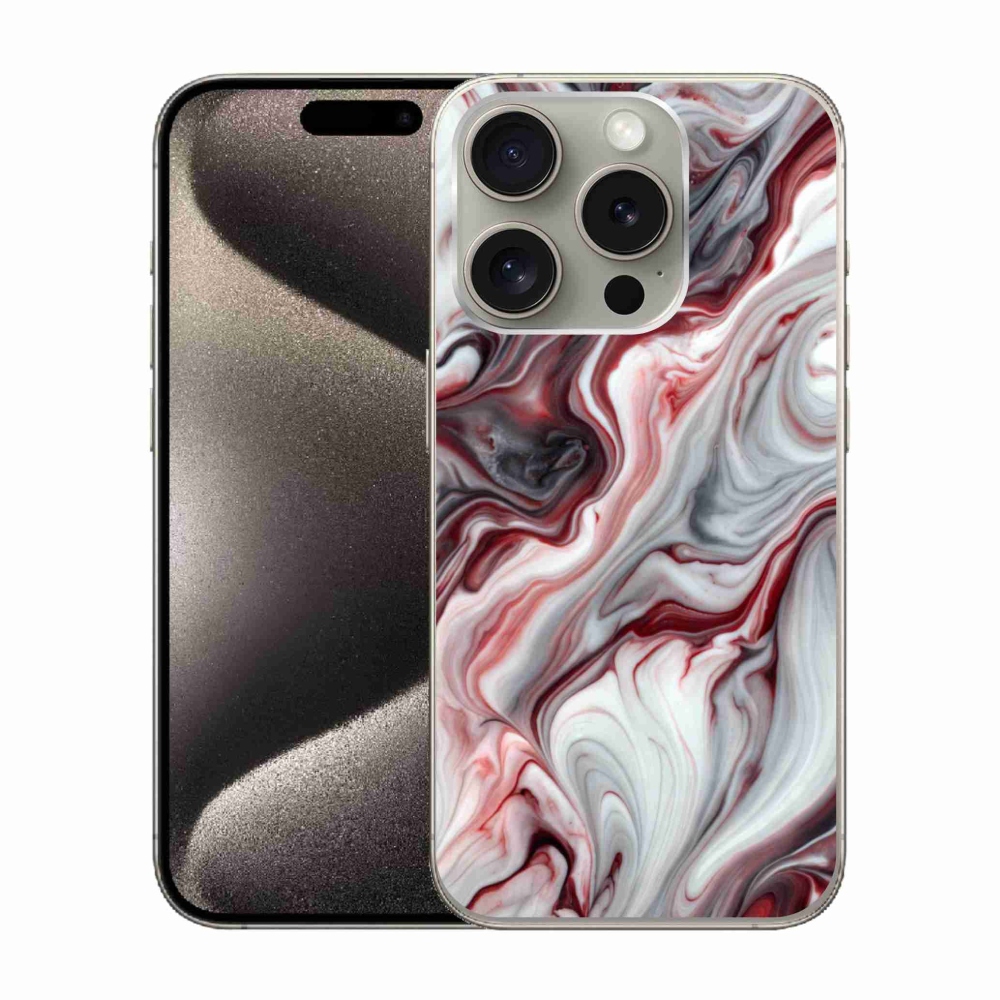 Gelový kryt mmCase na iPhone 15 Pro - abstraktní motiv 64