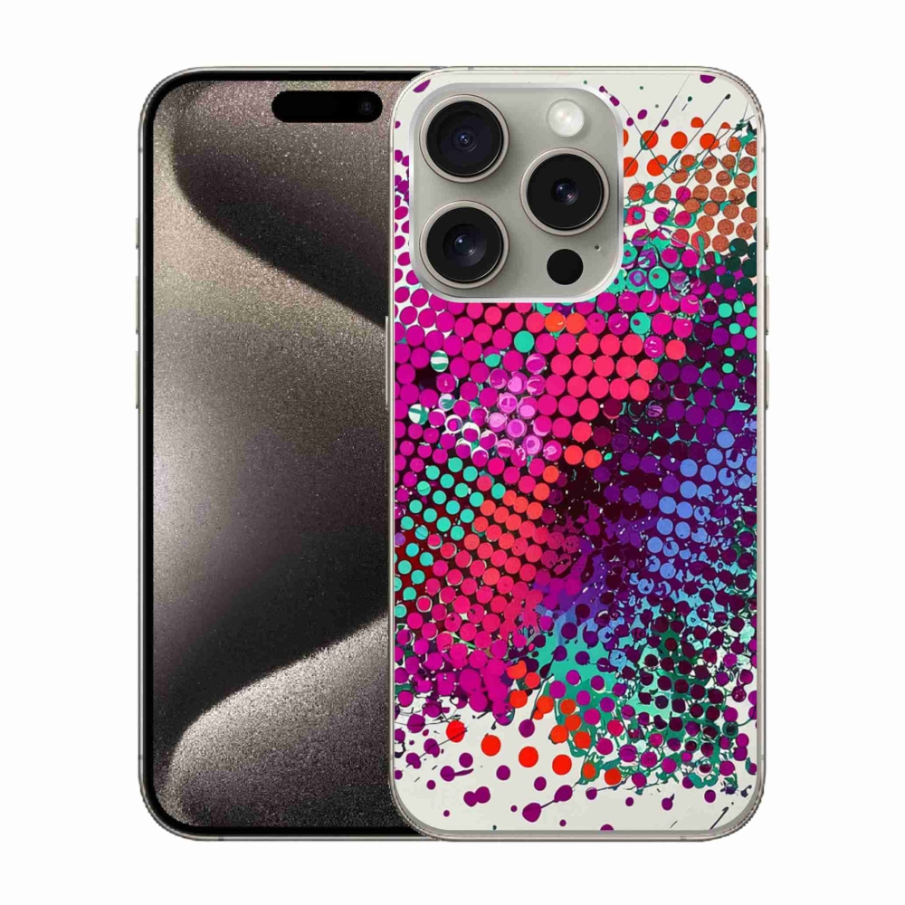 Gelový kryt mmCase na iPhone 15 Pro - abstraktní motiv 65