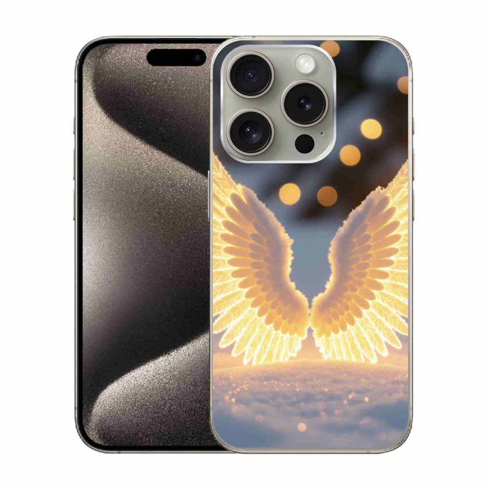 Gelový kryt mmCase na iPhone 15 Pro - křídla