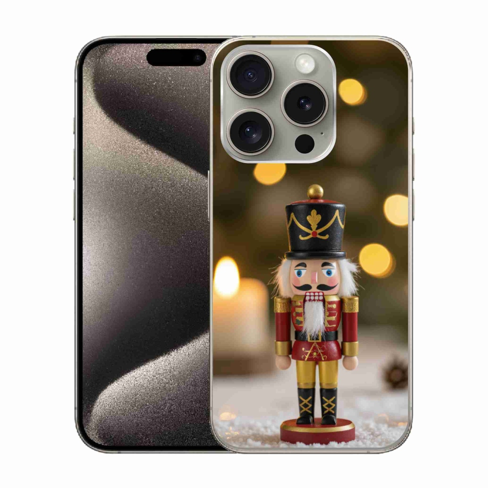 Gelový kryt mmCase na iPhone 15 Pro - louskáček
