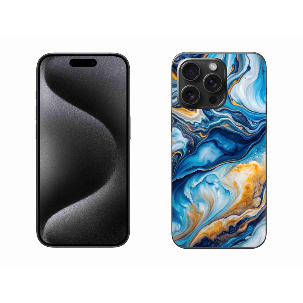 Gelový kryt mmCase na iPhone 15 Pro Max - abstraktní motiv 34