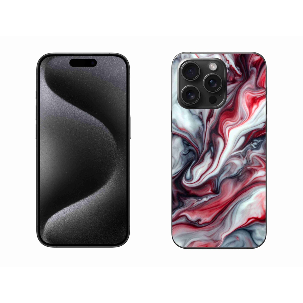 Gelový kryt mmCase na iPhone 15 Pro Max - abstraktní motiv 37