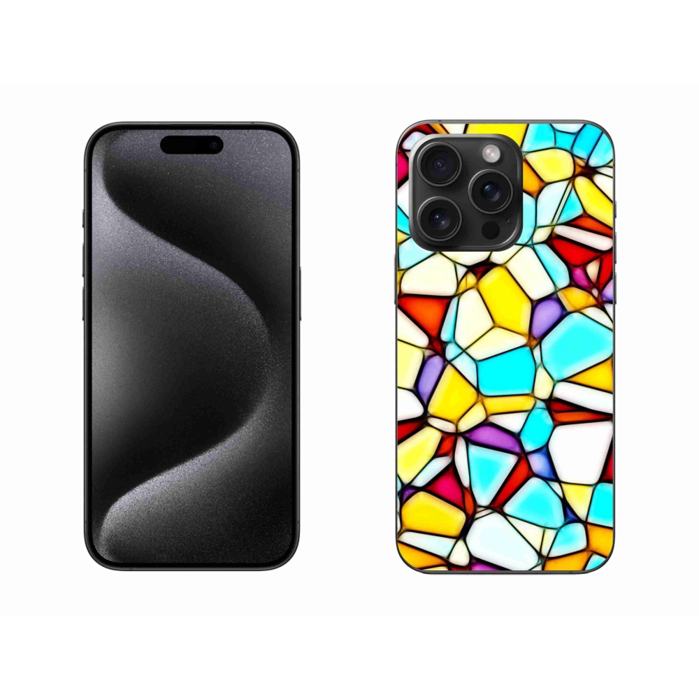 Gelový kryt mmCase na iPhone 15 Pro Max - abstraktní motiv 40