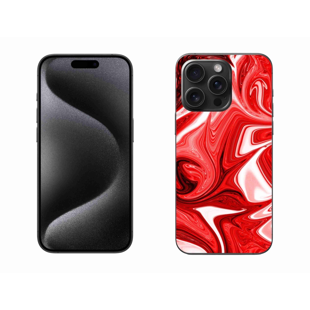 Gelový kryt mmCase na iPhone 15 Pro Max - abstraktní motiv 43