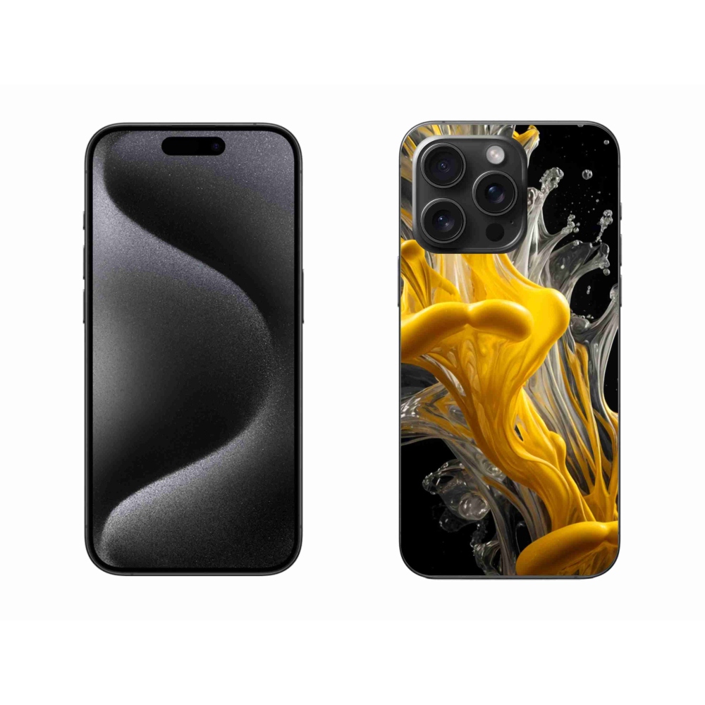 Gelový kryt mmCase na iPhone 15 Pro Max - abstraktní motiv 48