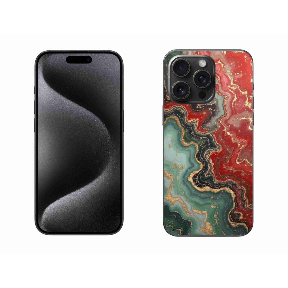Gelový kryt mmCase na iPhone 15 Pro Max - abstraktní motiv 55