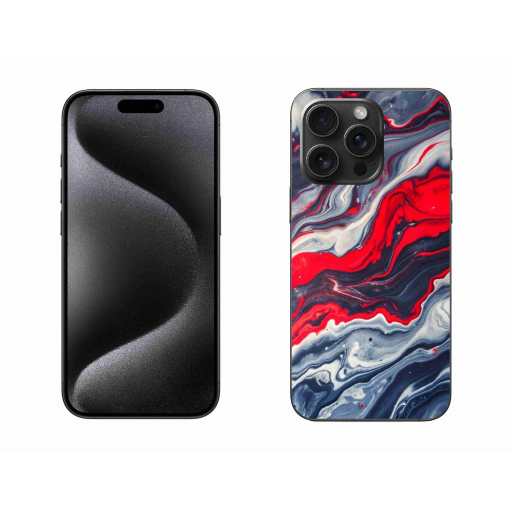 Gelový kryt mmCase na iPhone 15 Pro Max - abstraktní motiv 59