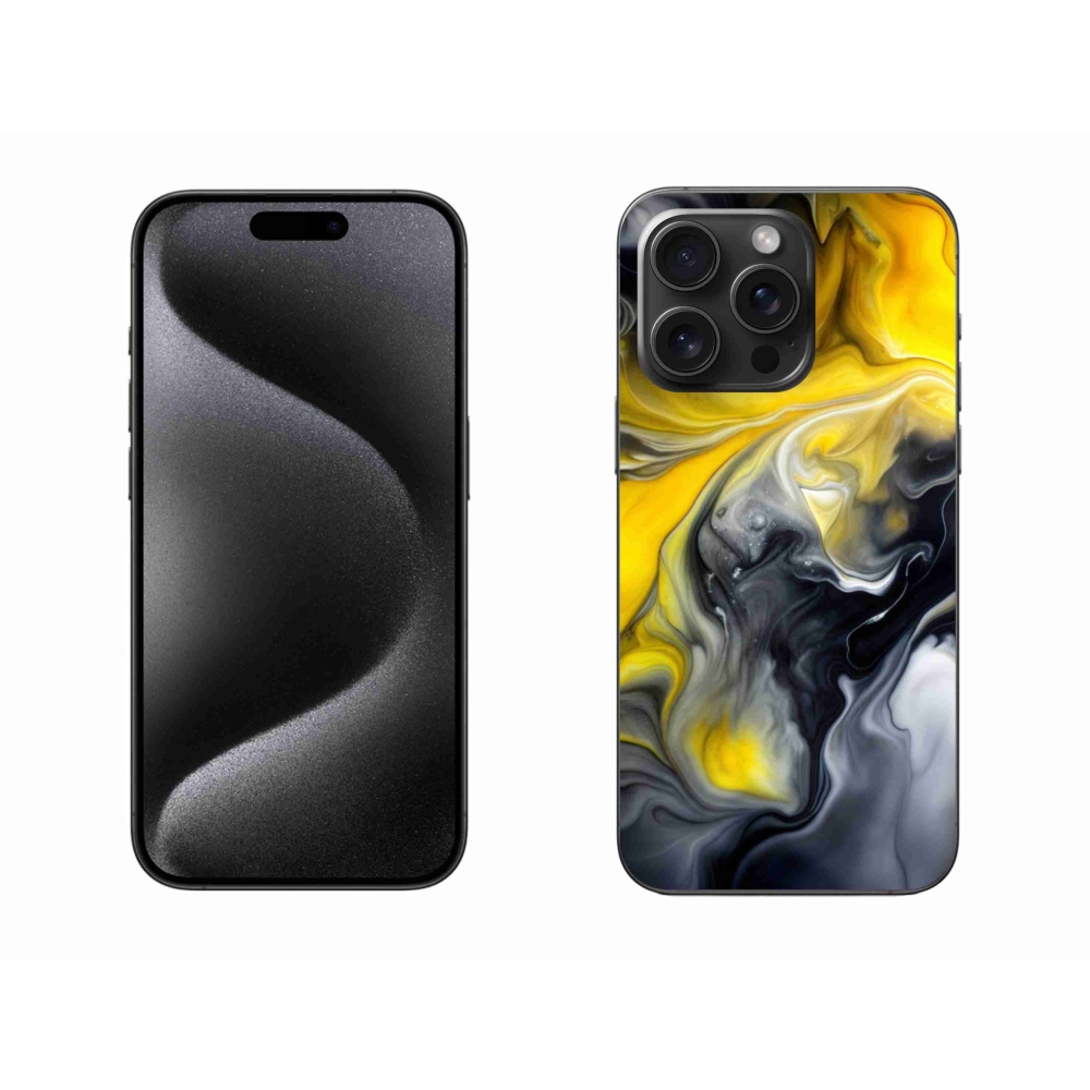 Gelový kryt mmCase na iPhone 15 Pro Max - abstraktní motiv 60