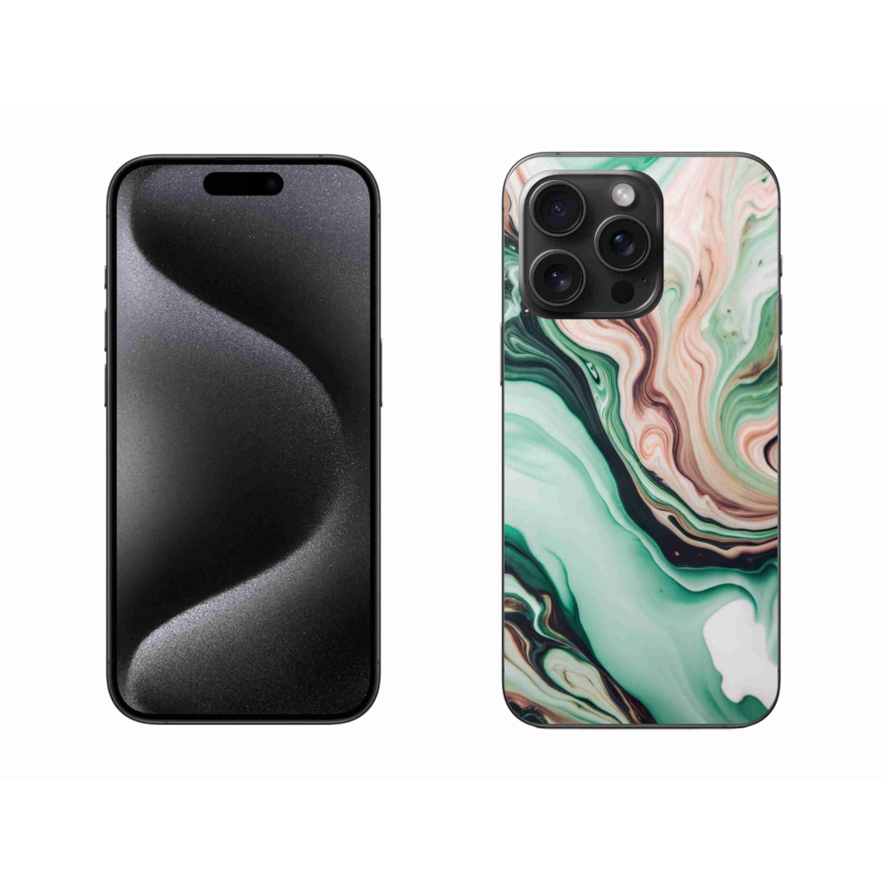 Gelový kryt mmCase na iPhone 15 Pro Max - abstraktní motiv 62
