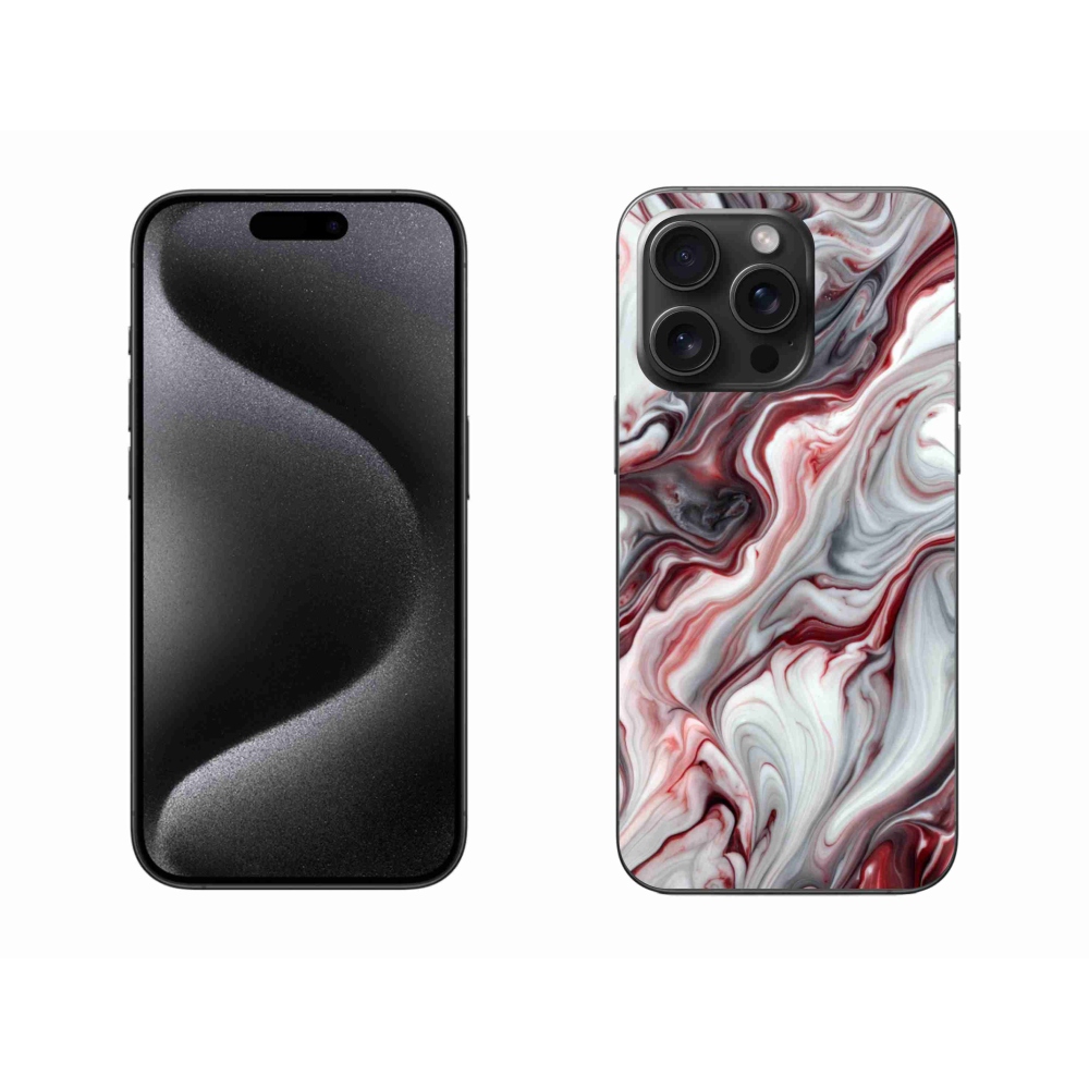 Gelový kryt mmCase na iPhone 15 Pro Max - abstraktní motiv 64