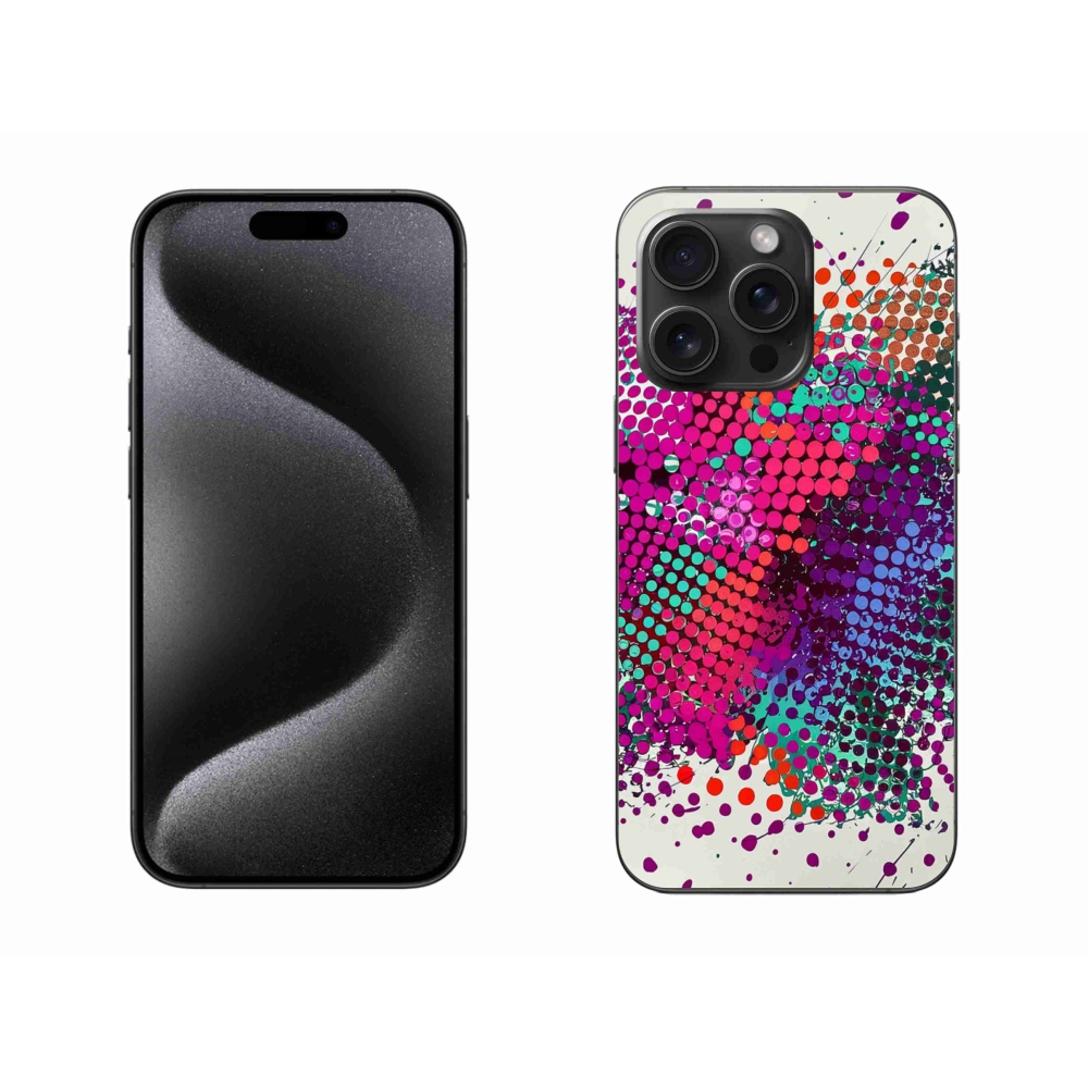 Gelový kryt mmCase na iPhone 15 Pro Max - abstraktní motiv 65