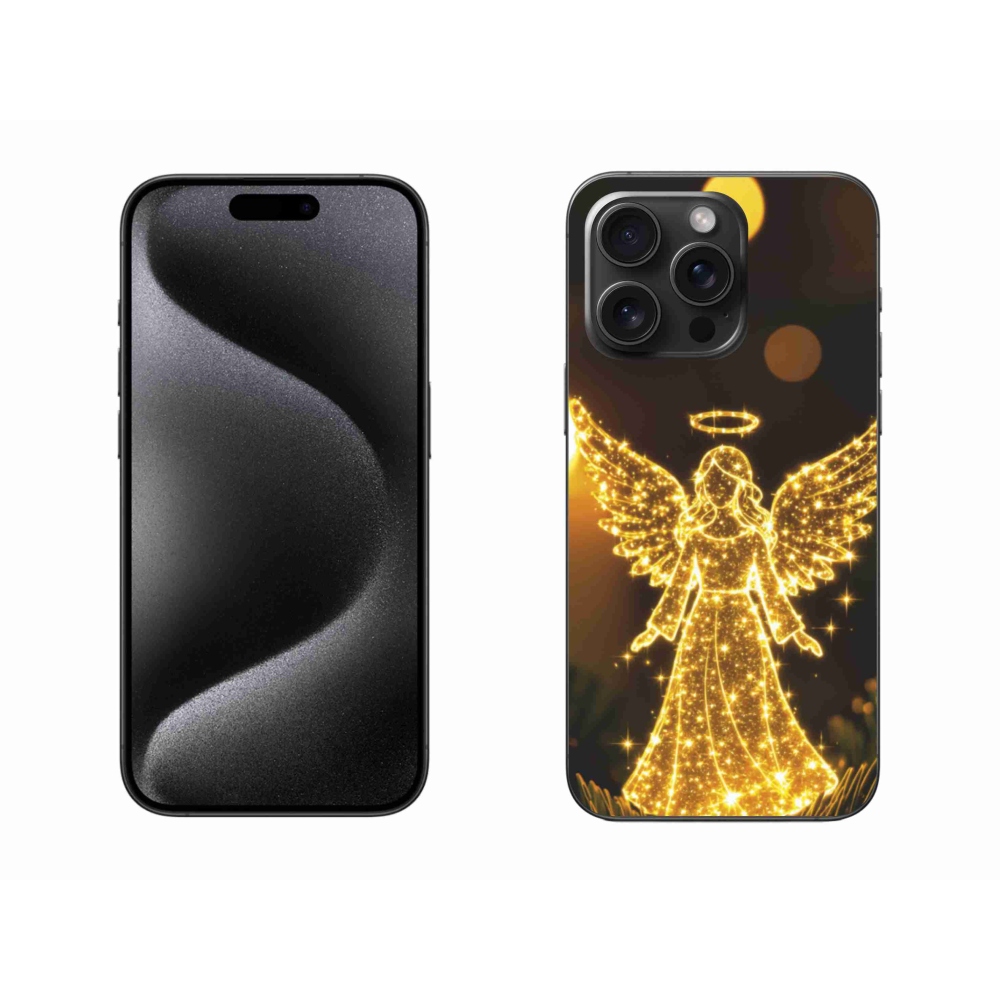 Gelový kryt mmCase na iPhone 15 Pro Max - anděl