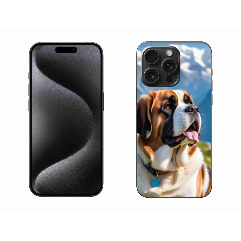 Gelový kryt mmCase na iPhone 15 Pro Max - bernardýn