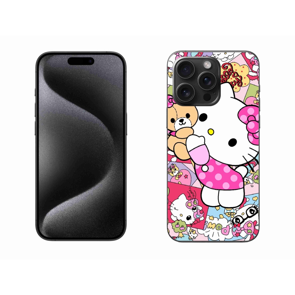 Gelový kryt mmCase na iPhone 15 Pro Max - cute kitty