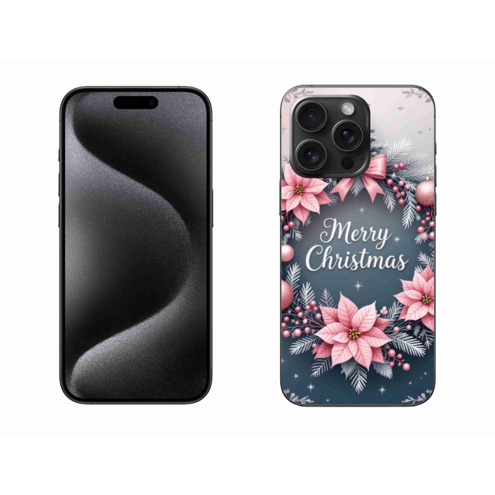 Gelový kryt mmCase na iPhone 15 Pro Max - merry christmas