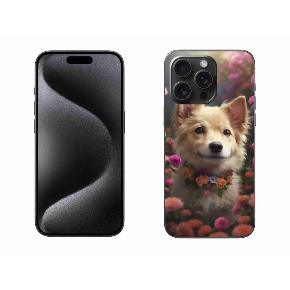 Gelový kryt mmCase na iPhone 15 Pro Max - německý špic