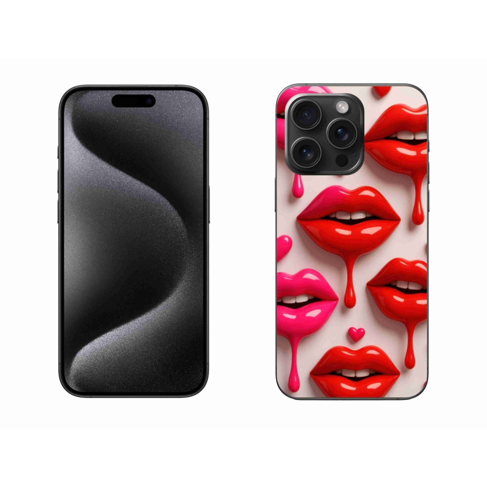 Gelový kryt mmCase na iPhone 15 Pro Max - rty 2