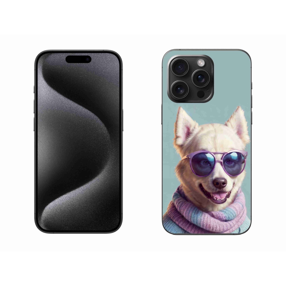 Gelový kryt mmCase na iPhone 15 Pro Max - stylový německý špic