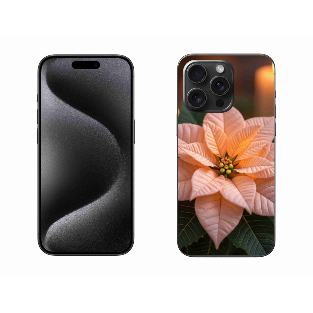 Gelový kryt mmCase na iPhone 15 Pro Max - vánoční hvězda