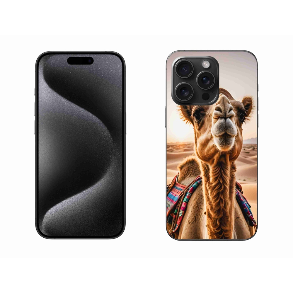 Gelový kryt mmCase na iPhone 15 Pro Max - velbloud