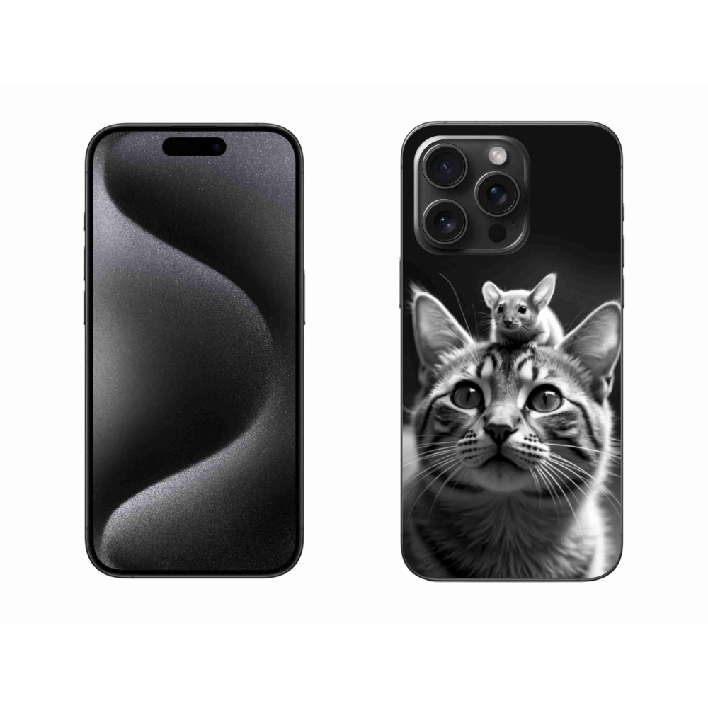 Gelový kryt mmCase na iPhone 15 Pro Max - zvířecí přátelství 2