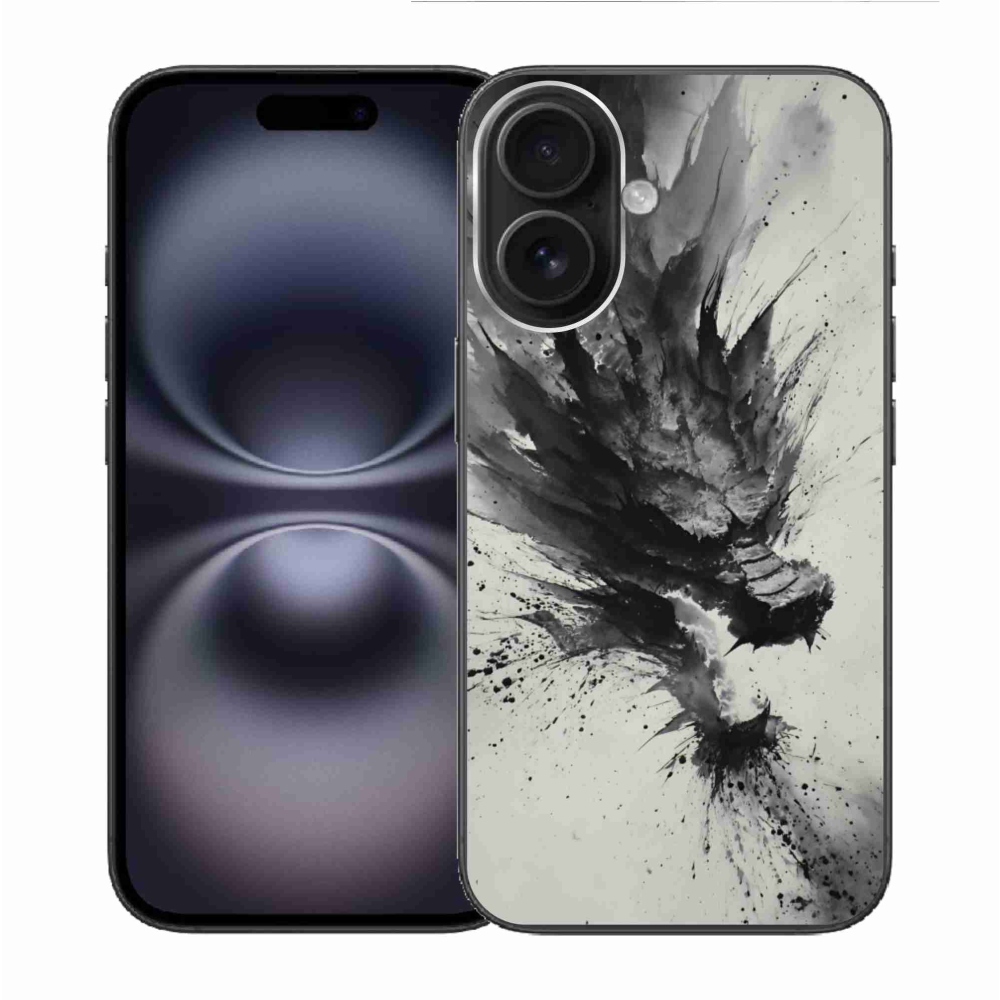 Gelový kryt mmCase na iPhone 16 - abstraktní motiv 32