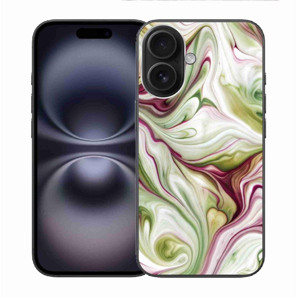 Gelový kryt mmCase na iPhone 16 - abstraktní motiv 36