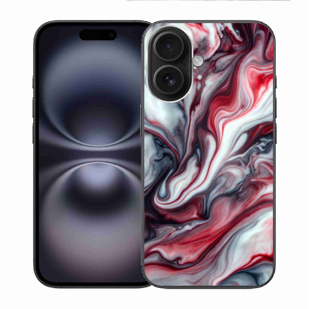 Gelový kryt mmCase na iPhone 16 - abstraktní motiv 37
