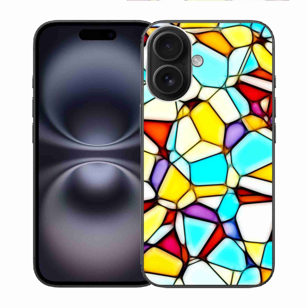 Gelový kryt mmCase na iPhone 16 - abstraktní motiv 40