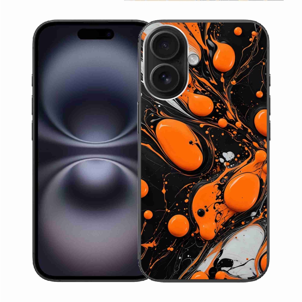 Gelový kryt mmCase na iPhone 16 - abstraktní motiv 41