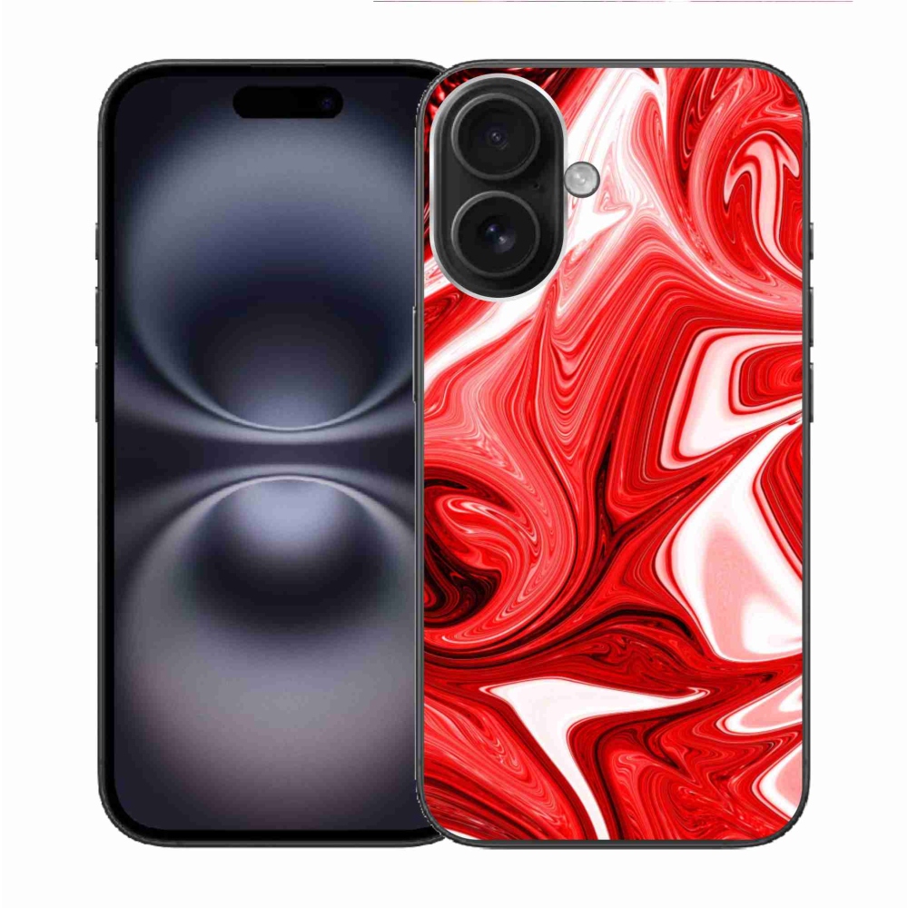 Gelový kryt mmCase na iPhone 16 - abstraktní motiv 43