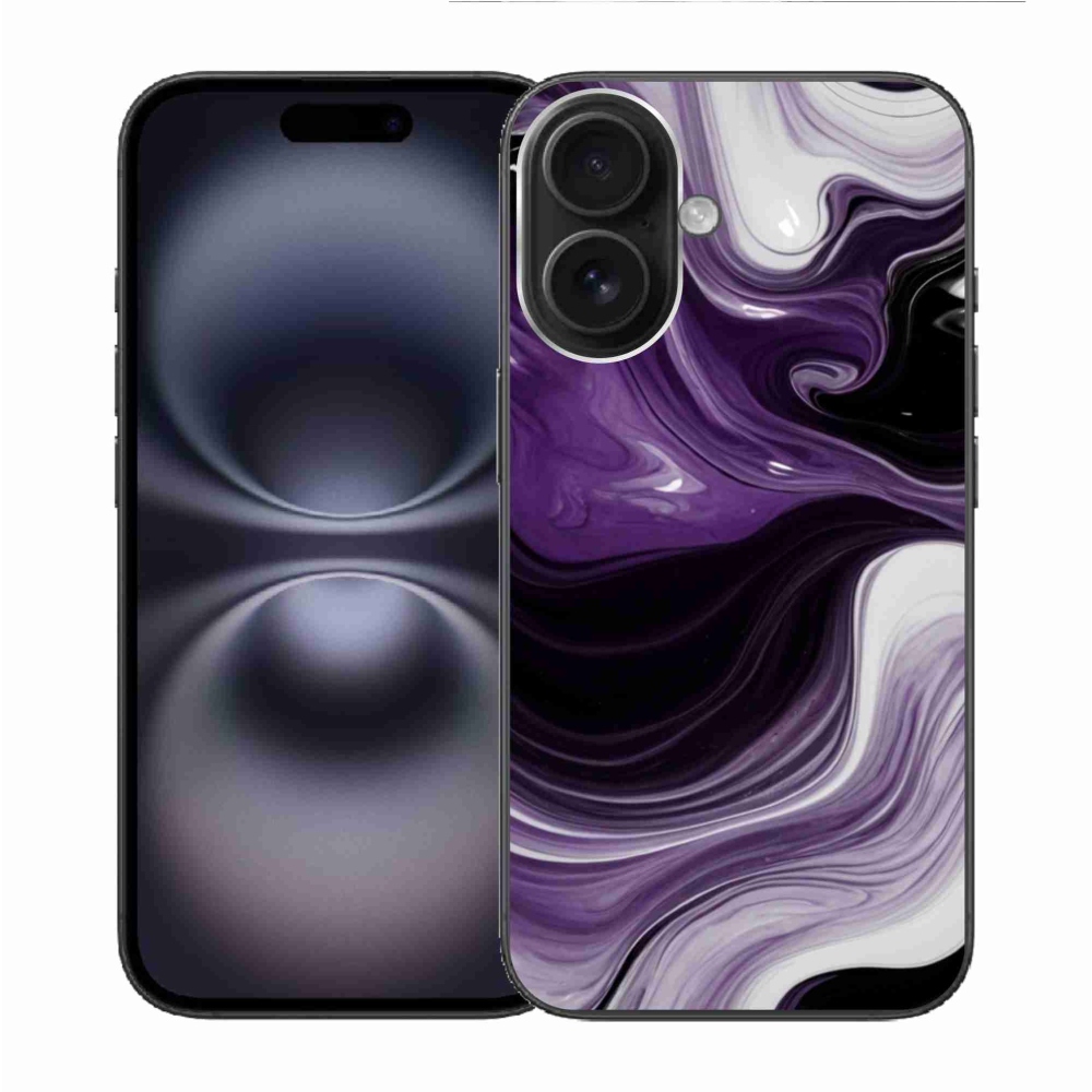 Gelový kryt mmCase na iPhone 16 - abstraktní motiv 46