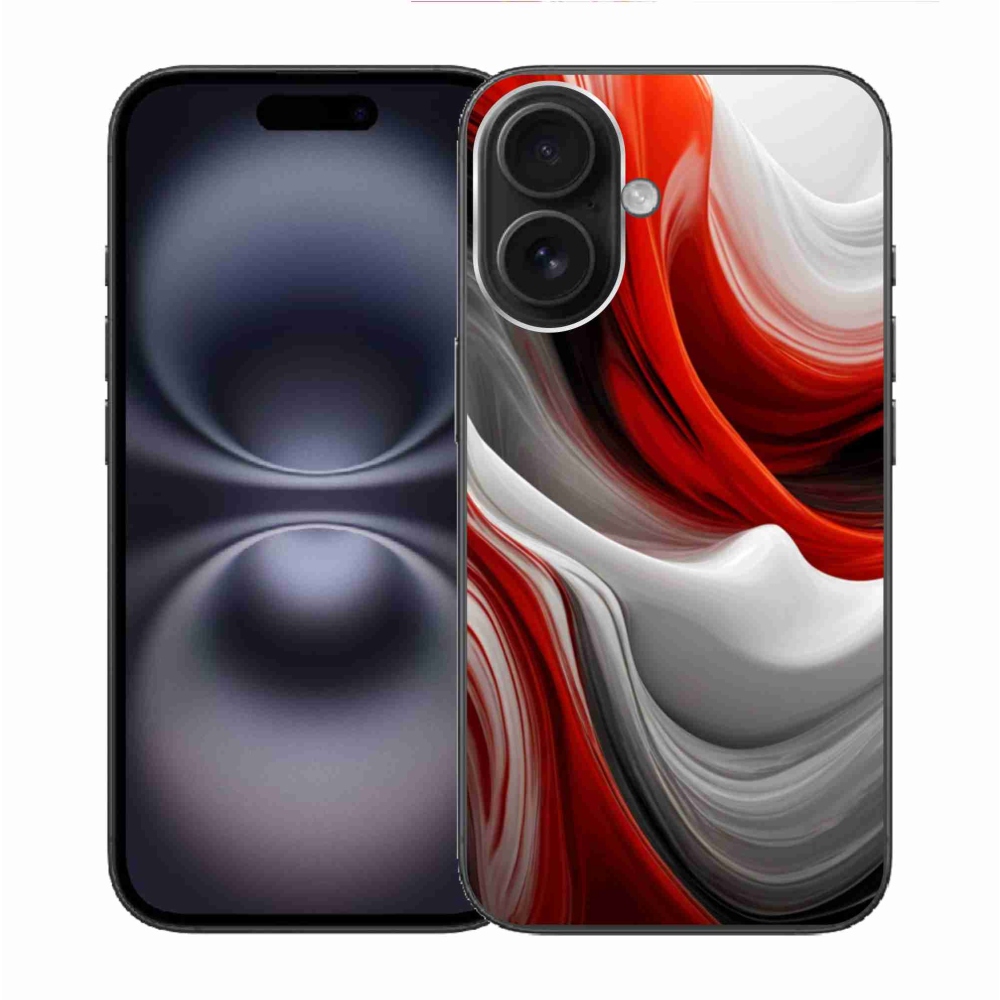 Gelový kryt mmCase na iPhone 16 - abstraktní motiv 47