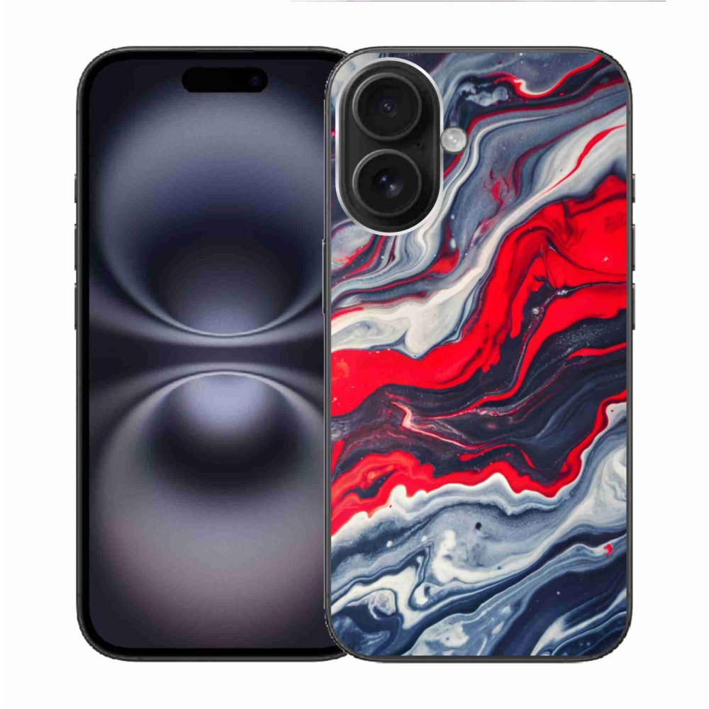 Gelový kryt mmCase na iPhone 16 - abstraktní motiv 59