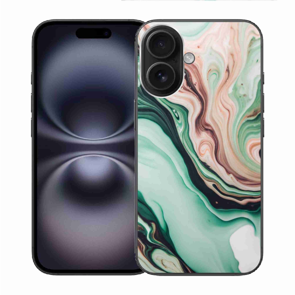Gelový kryt mmCase na iPhone 16 - abstraktní motiv 62