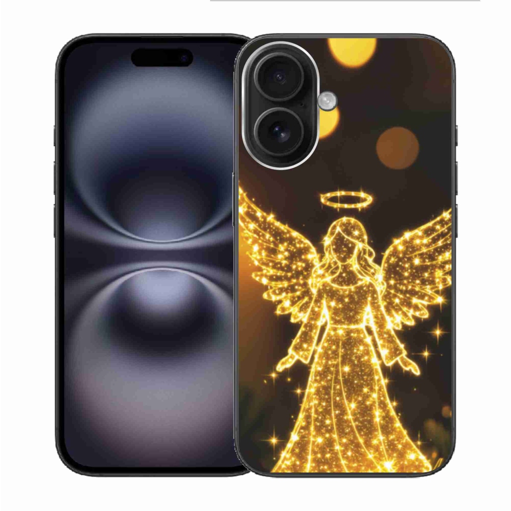 Gelový kryt mmCase na iPhone 16 - anděl