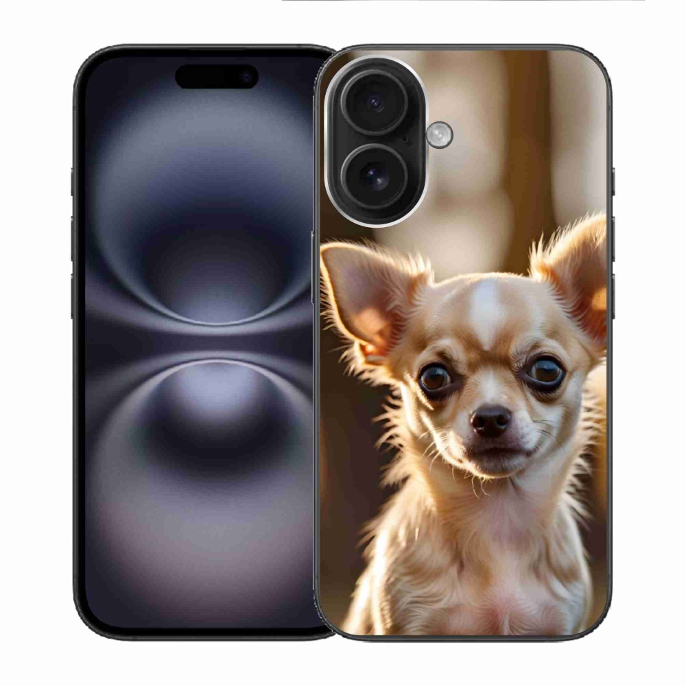 Gelový kryt mmCase na iPhone 16 - čivava 6