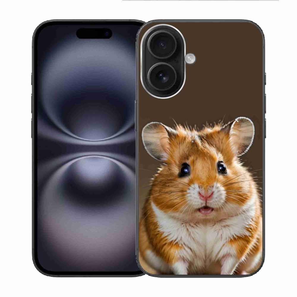 Gelový kryt mmCase na iPhone 16 - křeček