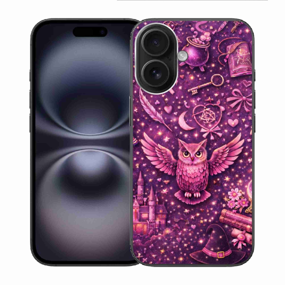 Gelový kryt mmCase na iPhone 16 - magický svět